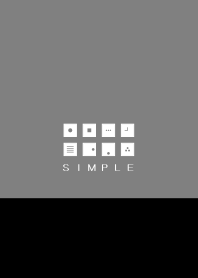 SIMPLE(black gray)V.293b