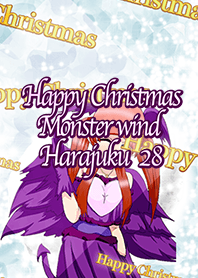 Happy Christmas Monster wind Harajuku28