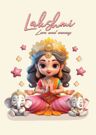 Lakshmi & Ganesha Cute. (Tuesday)