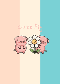 Cute Pig Daily life(Three Colors)