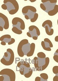 Pattern Leopard Cafe au lait
