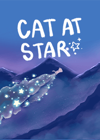 Cat at stars