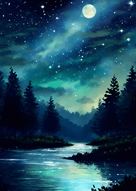 Beautiful starry night view#1628