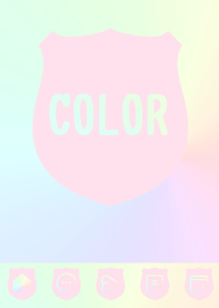 pink color rainbow  V11