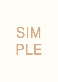 ビッグシンプル&ベージュ