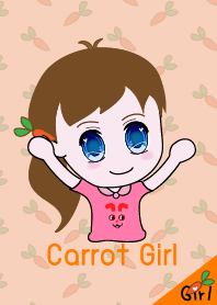 Cute Carrot Girl Theme