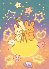 Cute Rabbit Moon Viewing 1.8