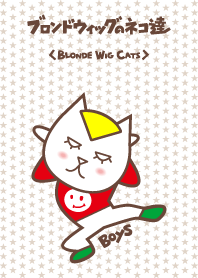 BLOND WIG CATS "BOYS"