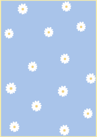 flowers bloom-yellowblue