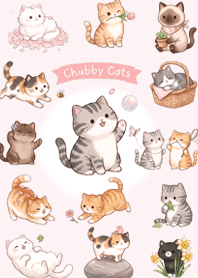 Pink - Springtime Kitties P...