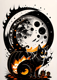 halloween cat 034AAD