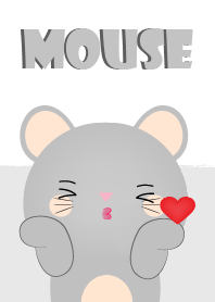 Love Love Cute Gray Mouse Theme (jp)