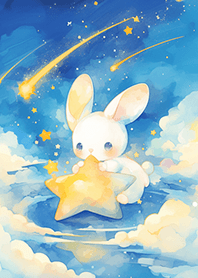 流星池の白兔兔❤