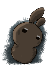 rabbit staring - daily