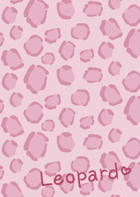 Leopard pattern -Pink-