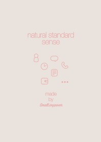 natural standard sense -BG-