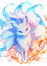 Ice and fire nine-tailed fox king_PL JP