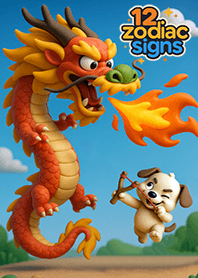 12 Zodiac Signs_Capricorn and Dog