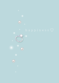 happiness ring dusty blue