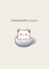 Marshmallow cocoa Panda -navy-