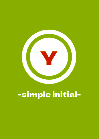 simple initial-Y- THEME 98