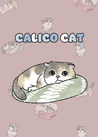 calicocat2 - rose pink