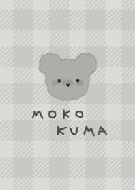 MOKO KUMA - Plaid -  #olive green
