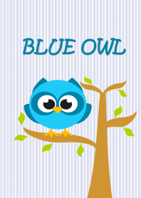 Blue Owl on the tree
