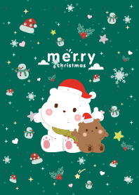 คริสต์มาส มินิมอล สีเขียว