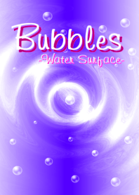 Bubbles-Water Surface-Purple