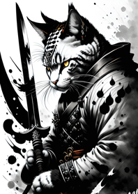 水墨猫武士 164c2c