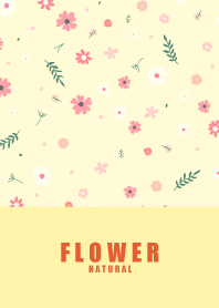 FLOWER YELLOW-NATURAL 8