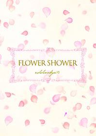 ฤดูใบไม้ผลิที่อาบน้ำและดอกไม้