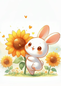 A cute little round rabbit n.27