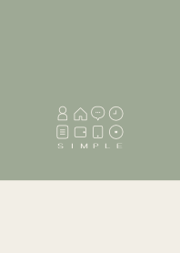 SIMPLE(beige green)V.1072b