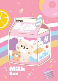 Teddy Bear Sweets Milk Box