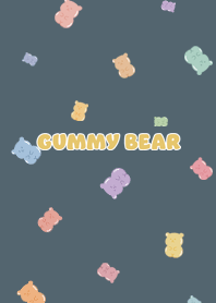 yammy gummy bear2 - dark steel blue