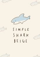 ゆるいサメ ベージュブルー Line 着せかえ Line Store