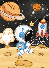 Little Astronaut In The New Planet