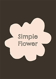 simple_flower_brown&beige