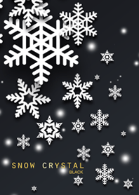 snow crystal [black]
