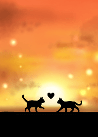 夕暮れ時の逢瀬