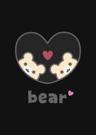 Bear Heart - Black