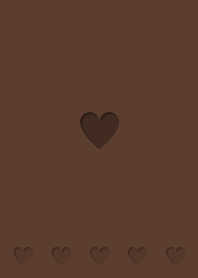 大人可愛いハート 茶色 Line 着せかえ Line Store