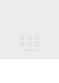 SIMPLE(white gray)V.277b