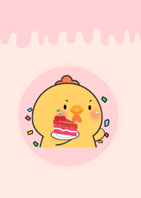 Simple Chicken Love Sweet Theme