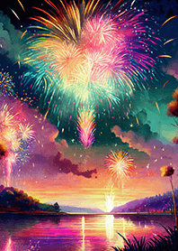 Beautiful Fireworks Theme#821