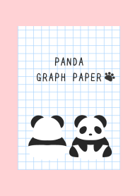 PANDA GRAPH PAPER/PINK