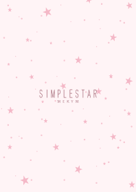 SIMPLE STAR-PINK WHITE- 26