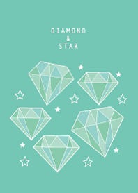 DIAMOND & STAR - mint -